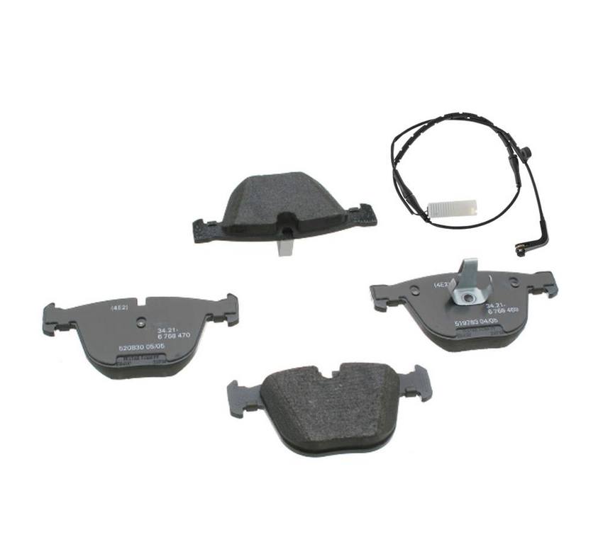 BMW Disc Brake Pad Set - Rear (With Sensor)